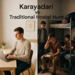 Karayadari vs Traditional Hostel Hunt